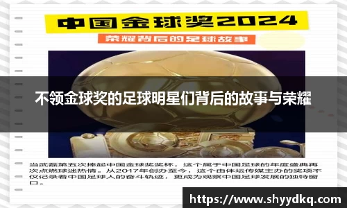 不领金球奖的足球明星们背后的故事与荣耀