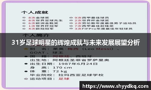 31岁足球明星的辉煌成就与未来发展展望分析
